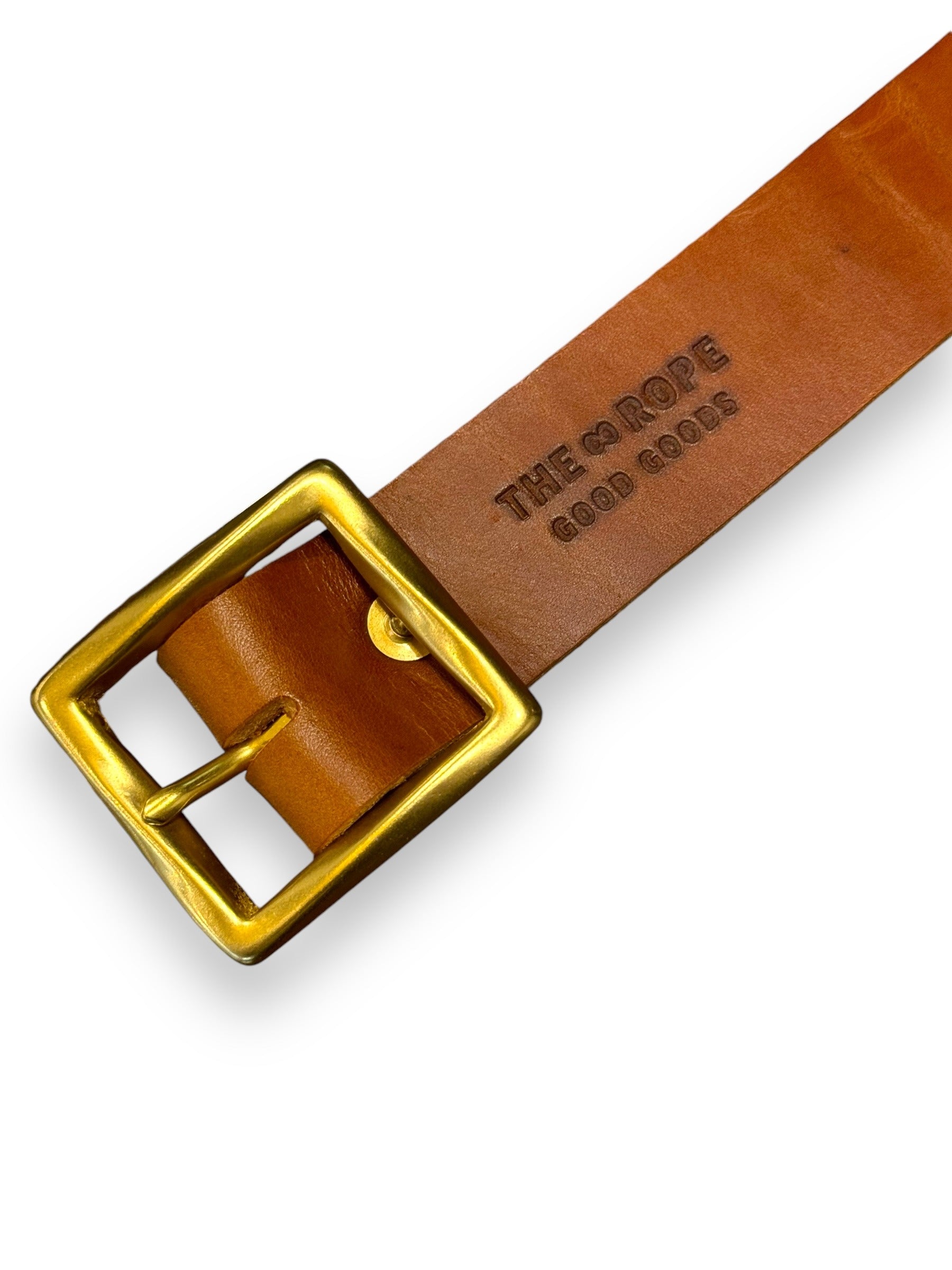 The Rope — Semi Heavy Brass Buckle Belt Copper