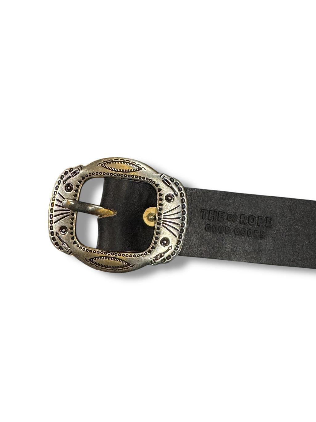The Rope Thunderbird Belt Black Overdyed