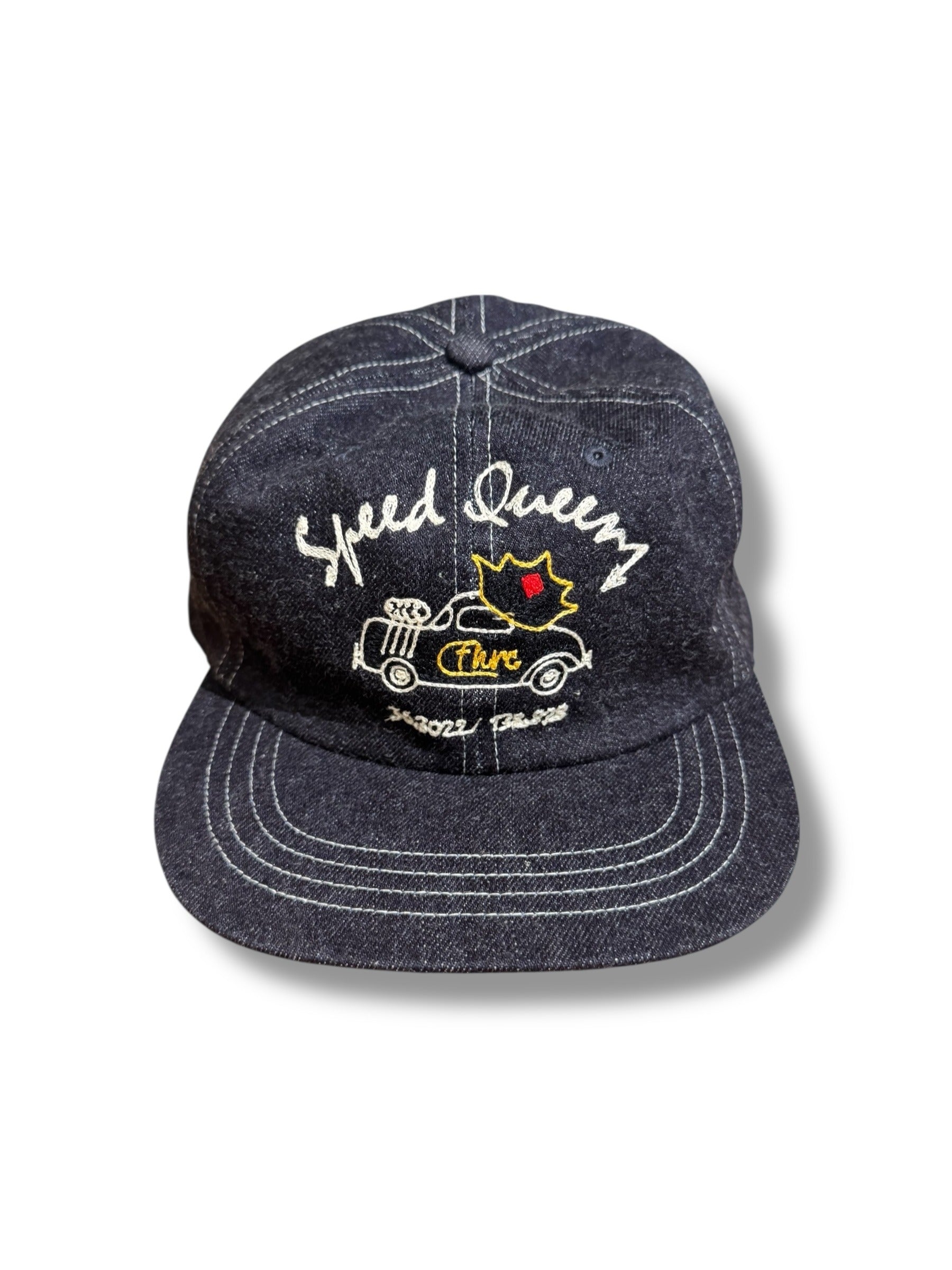 Flat Head FN-HC008 Denim Tracker Cap - Indigo