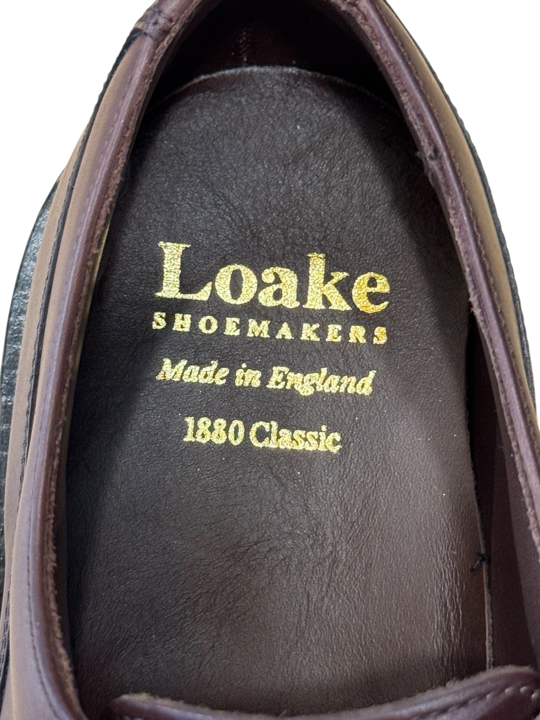 Loake Ryde Plain Derby Brown