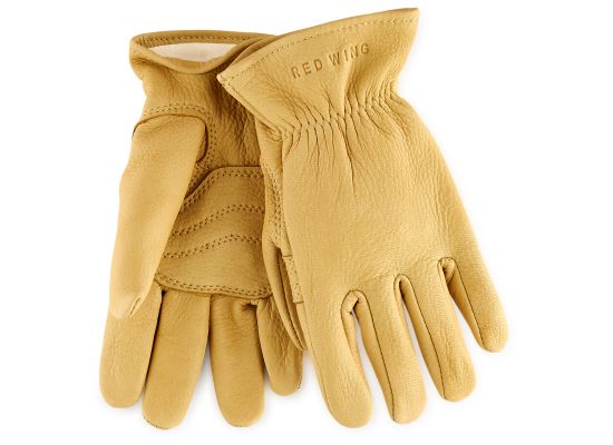 Red Wing Yellow Deer Skin Gloves, Lined 95237