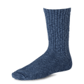 Red Wing Cotton Ragg Overdyed Crew Sock, Navy/Blue
