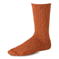 Red Wing Cotton Ragg Overdyed Crew Sock, Rust/Burgundy