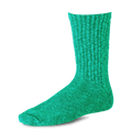 Red Wing Cotton Ragg Overdyed Crew Sock, Green/Dark Green
