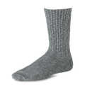 Red Wing Cotton Ragg Overdyed Crew Sock, Black/Grey
