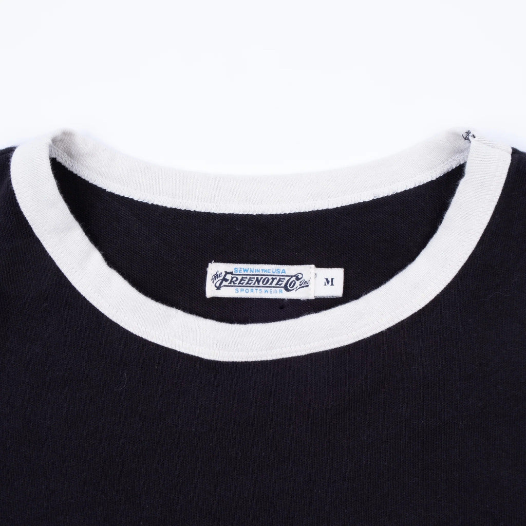 Freenote Cloth - ringer s/s t-shirt black