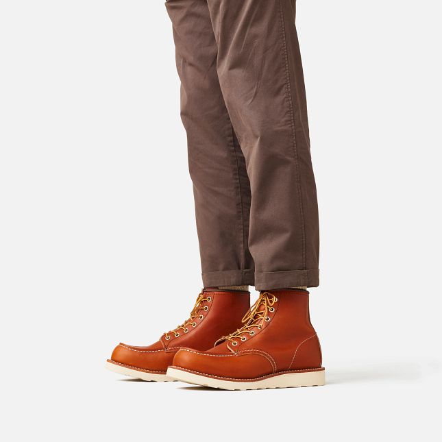 Red Wing 875 6" Oro Legacy Moc Toe Boot