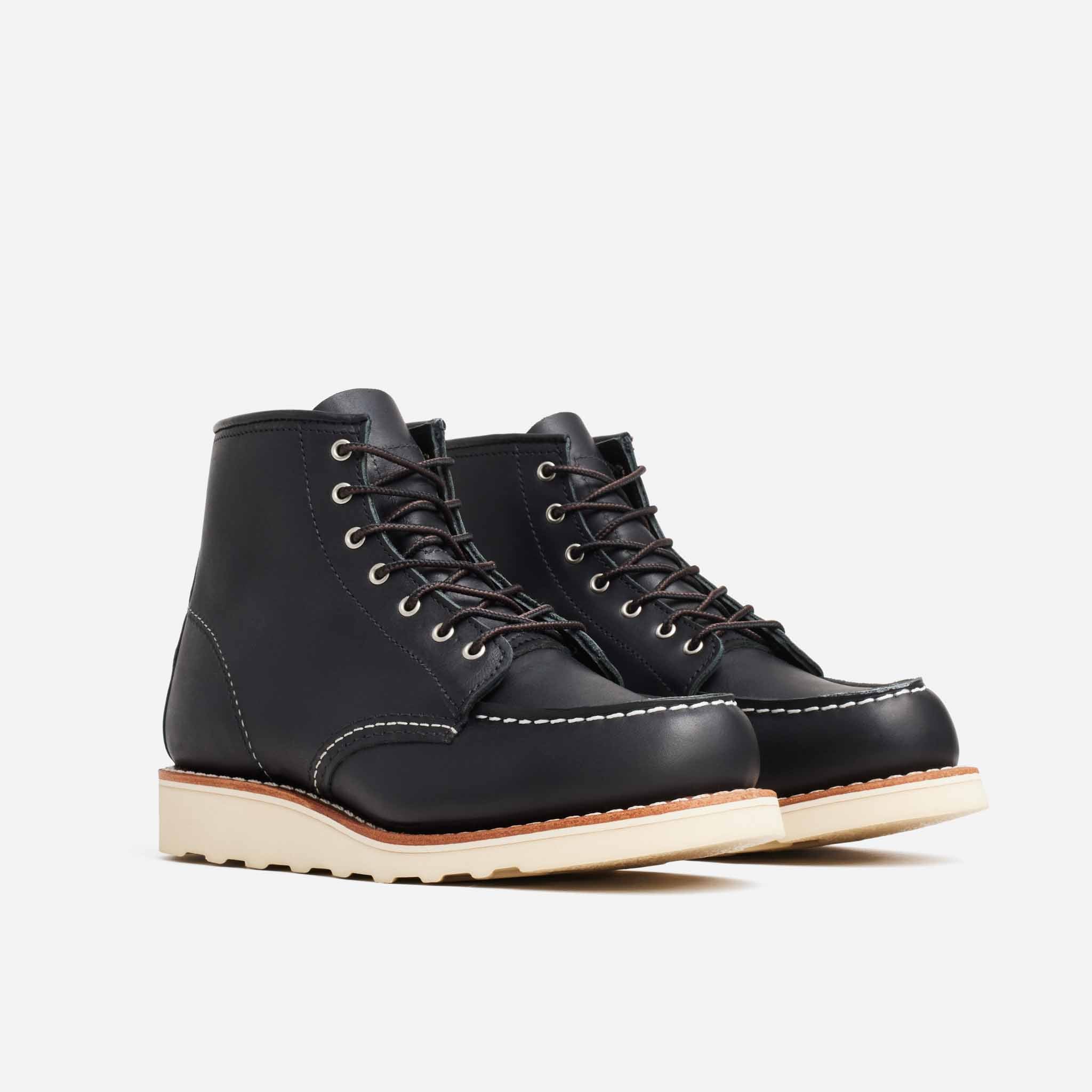 Red Wing 3373 Women`s Black Moc Toe