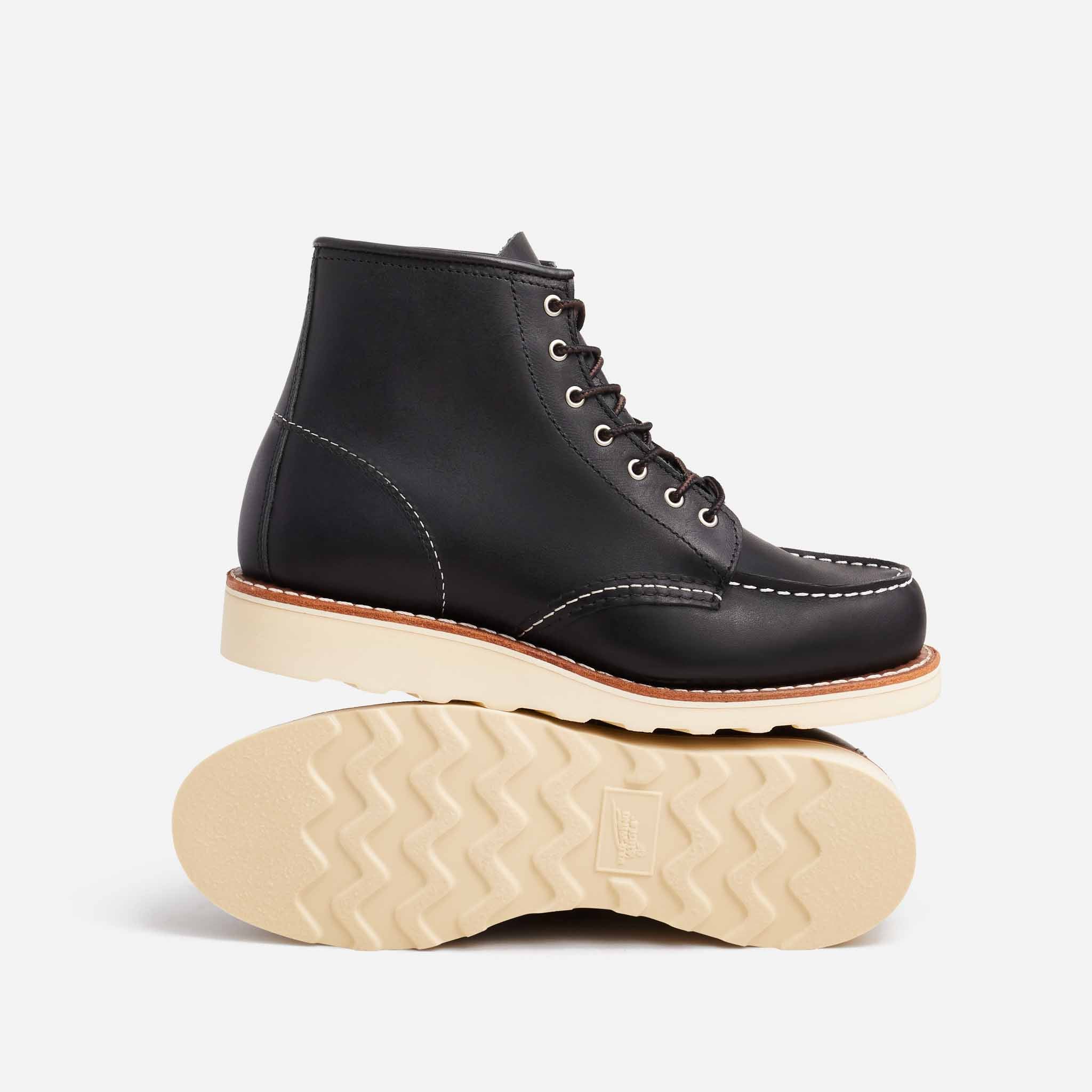 Red Wing 3373 Women`s Black Moc Toe