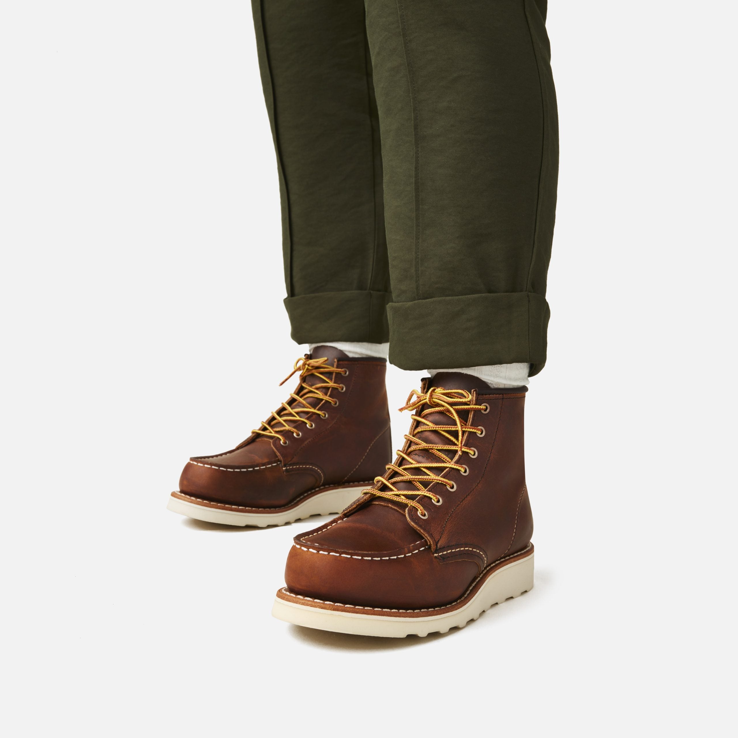 Red Wing Womens 3428 6'' Moc Copper Rough and Tough