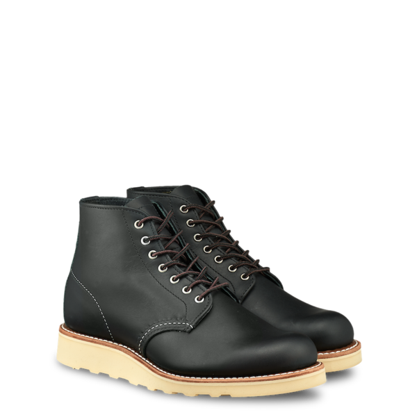 Red Wing 3450 Women`s 6-inch Round Toe, Black - ONLINE ONLY!