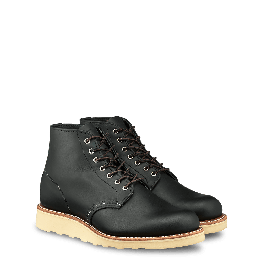 Red Wing 3450 Women`s 6-inch Round Toe, Black - ONLINE ONLY!