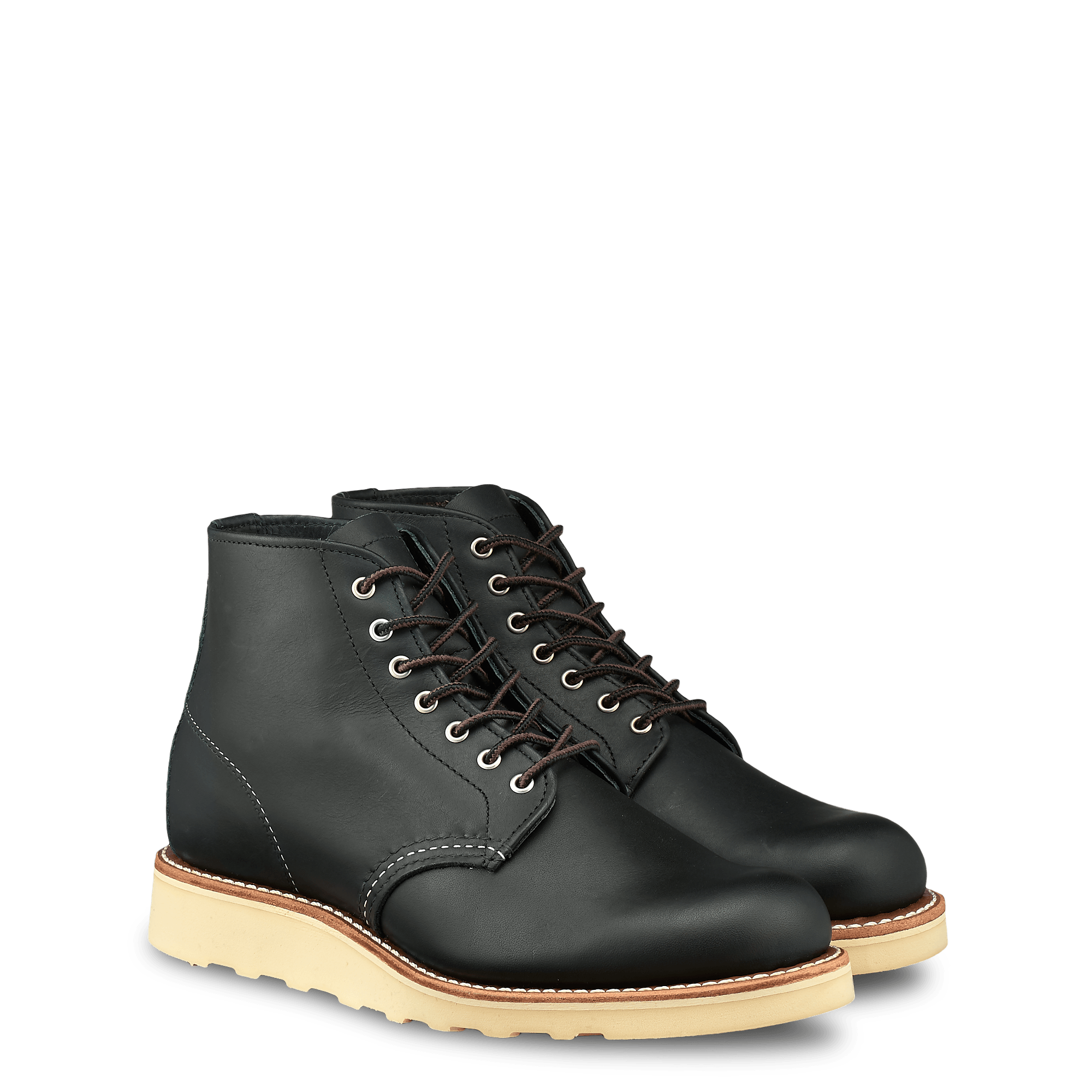 Red Wing 3450 Women`s 6-inch Round Toe, Black - ONLINE ONLY!