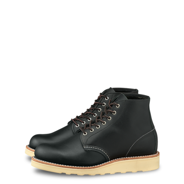 Red Wing 3450 Women`s 6-inch Round Toe, Black - ONLINE ONLY!