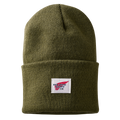 Red Wing - ACRYLIC LOGO BEANIE - ARMY GREEN