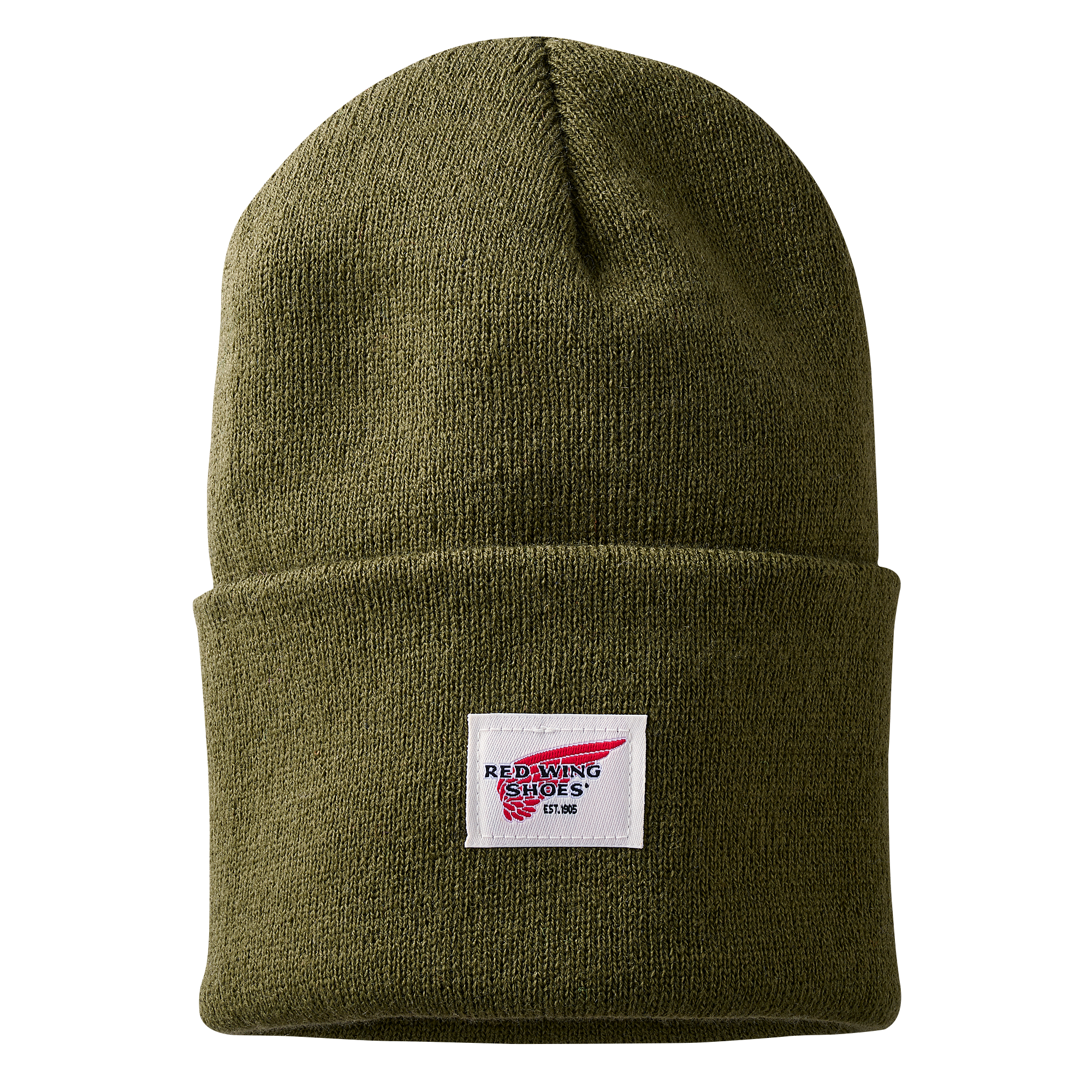 Red Wing - ACRYLIC LOGO BEANIE - ARMY GREEN