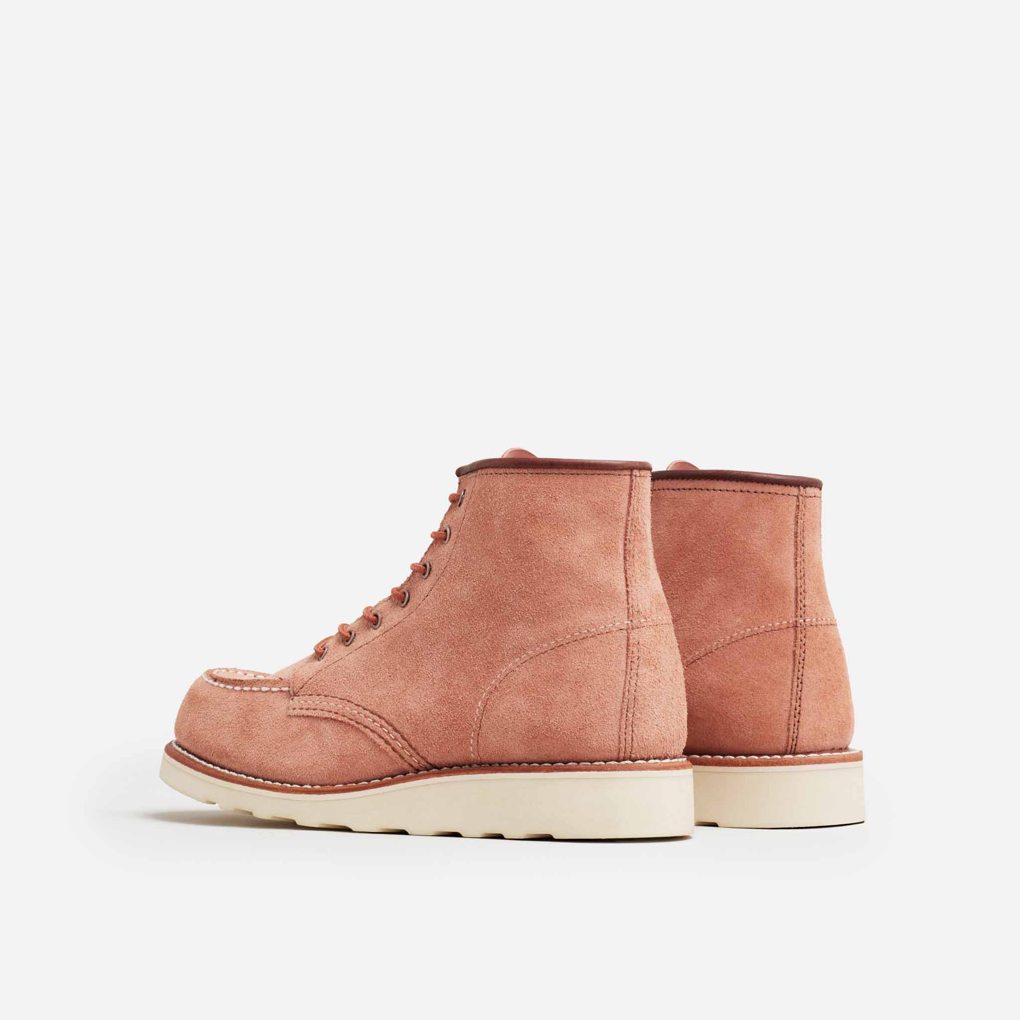 Red Wing Womens 3319 6'' Moc Toe Dusty Rose Abilene