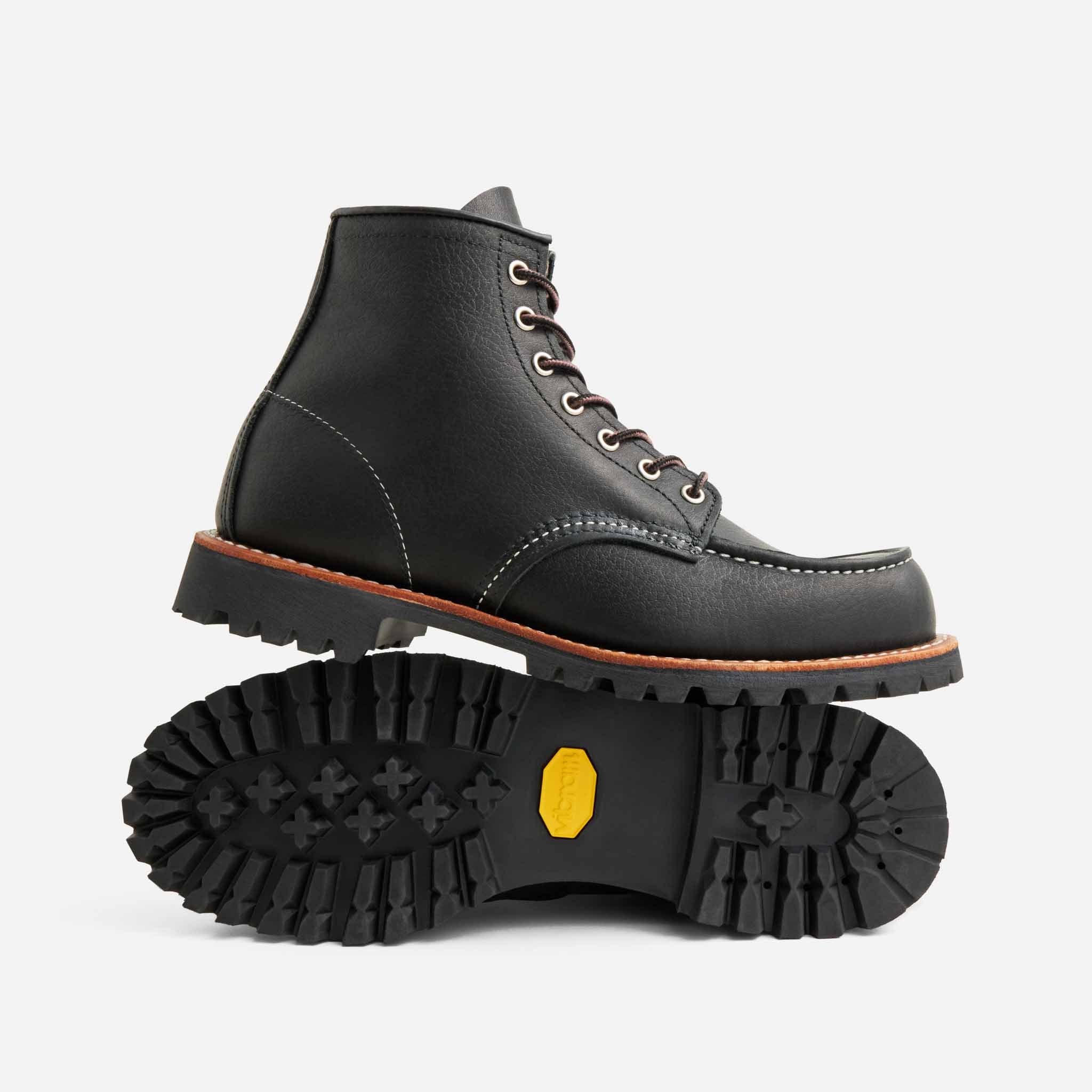 Red Wing 2949 Roughneck Moc Toe Black Oil Slick