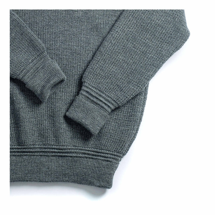 Heimat Textil U Boat Rollneck - Virgin Wool Battleship Grey
