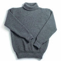 Heimat Textil U Boat Rollneck - Virgin Wool Battleship Grey