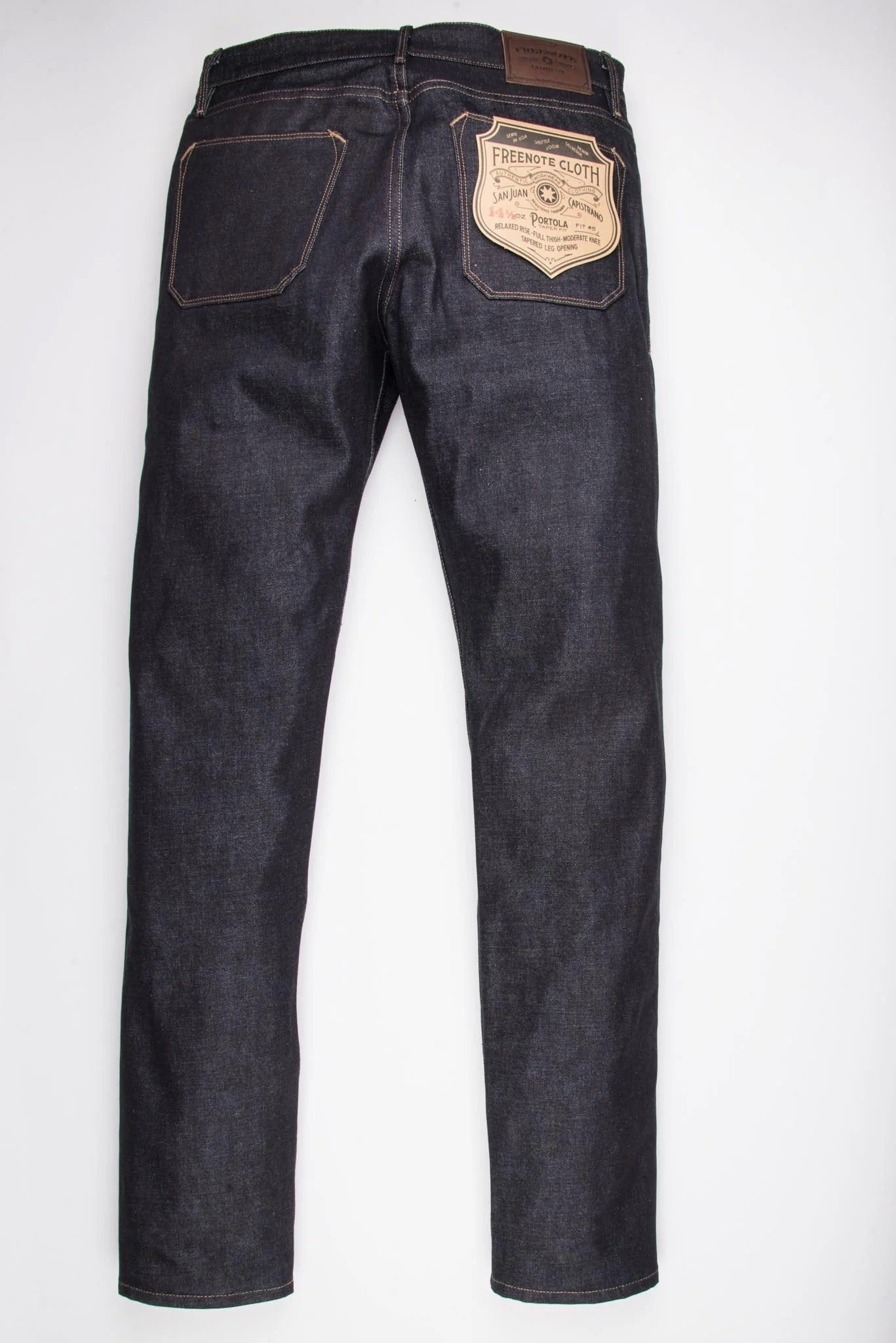 Freenote Cloth - portola classic taper 14.50 ounce kaihara denim