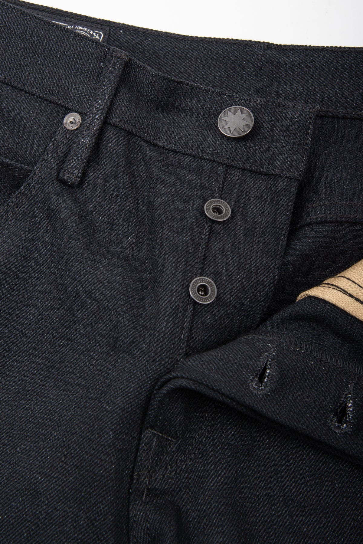 Freenote Cloth - avila slim taper 17 ounce black denim