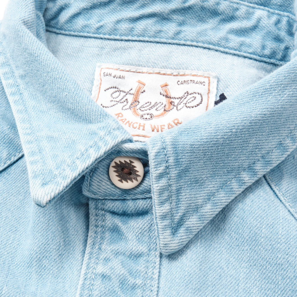 Freenote Cloth Modern Western 11 Ounce Bleached Denim