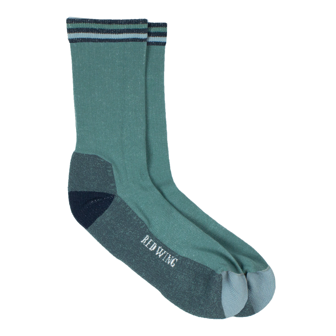 Red Wing Vintage Stripe Cotton Blend Crew -  Sea Pine/Carbon Navy/Steel Blue