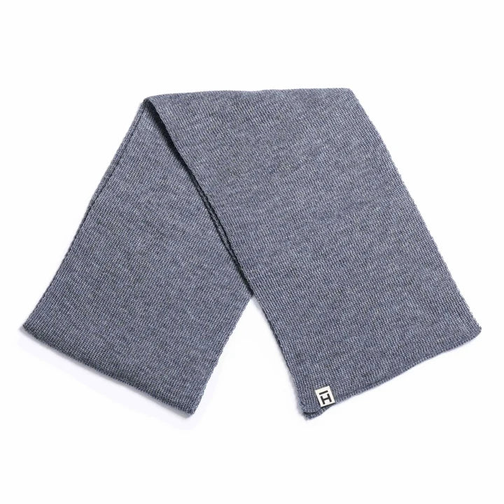 Heimat Textil Scarf Virgin Wool Battleship Grey