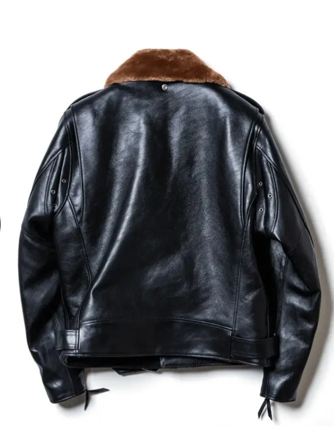 Y'2 LEATHER - SUMI DYED HORSE DOUBLE RIDERS - SHR-58