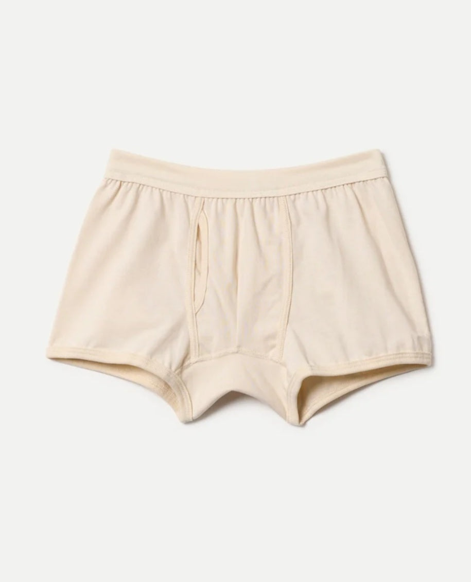 Merz b. Schwanen 254 Loopwheeled Midweight Boxer Brief - Natural