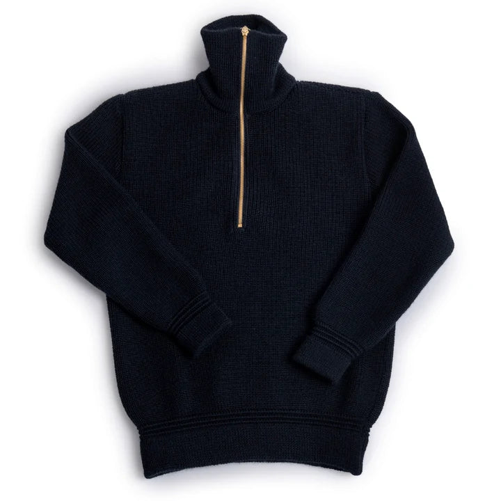 Heimat Textil Skipper Sweater - Virgin Wool Ink