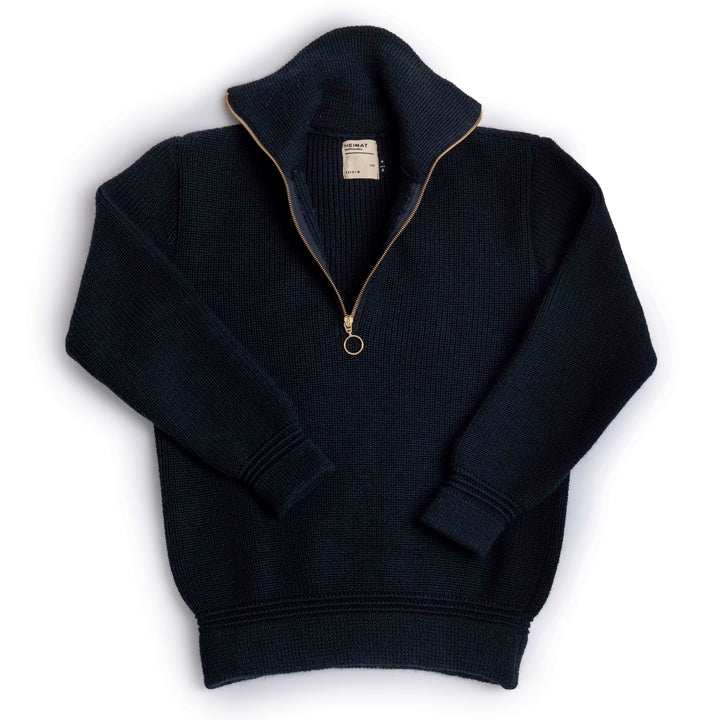 Heimat Textil Skipper Sweater - Virgin Wool Ink