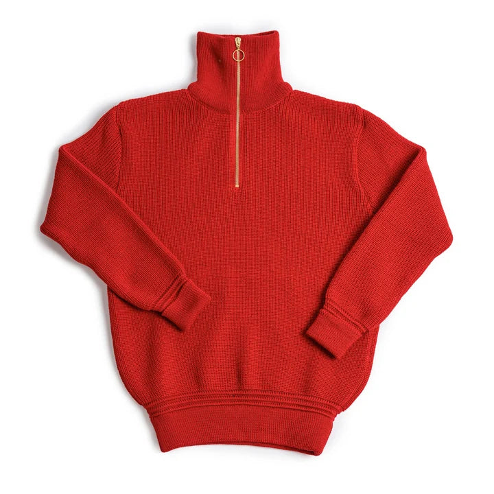 Heimat Textil Skipper Sweater - Virgin Safety Red