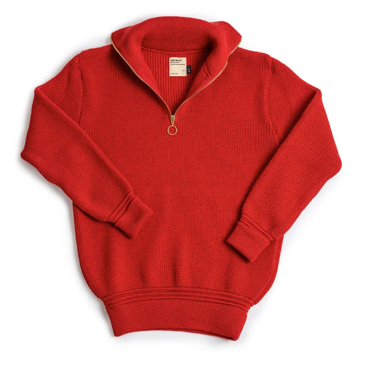 Heimat Textil Skipper Sweater - Virgin Safety Red