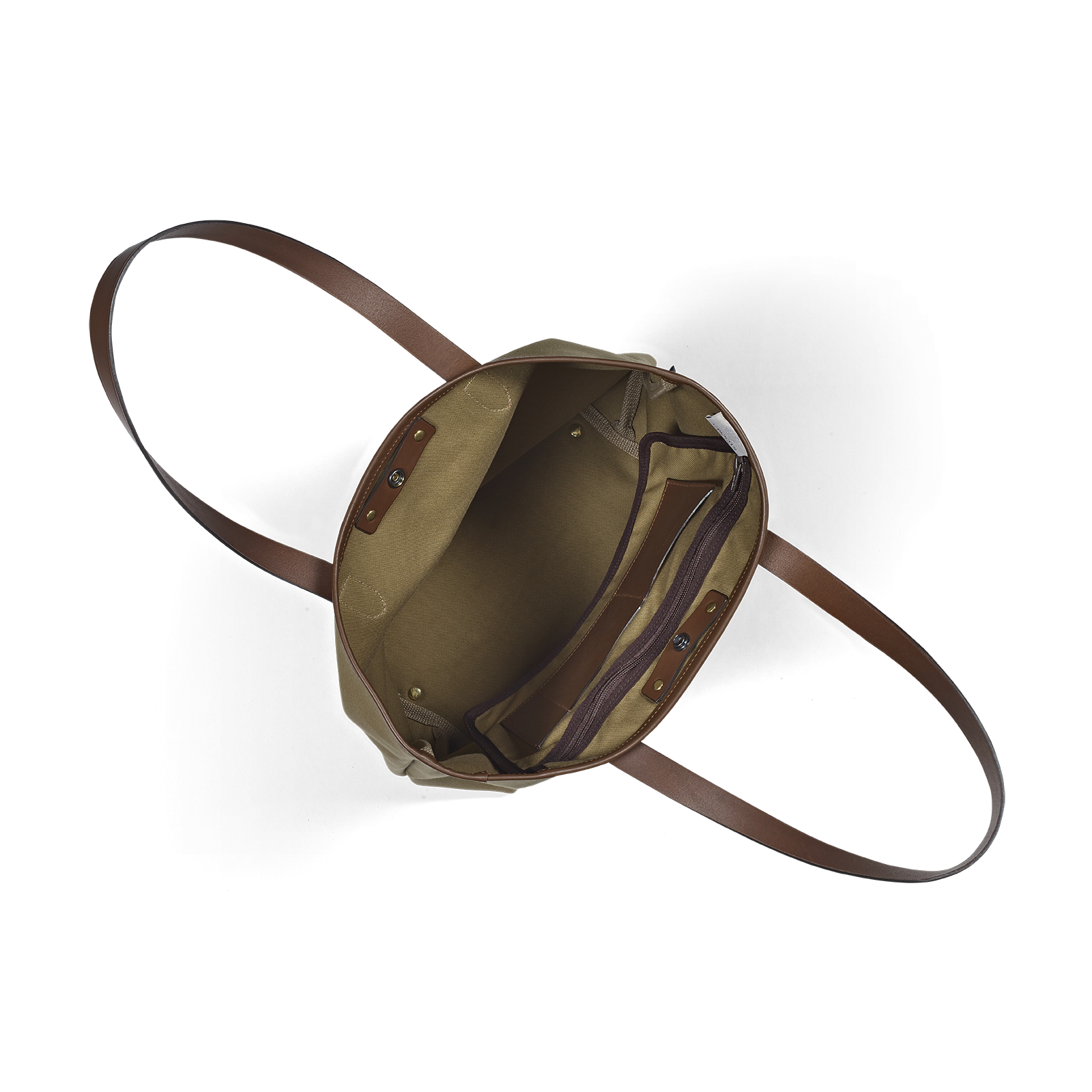 Croots England - Dalby Canvas Tall Tote - Khaki