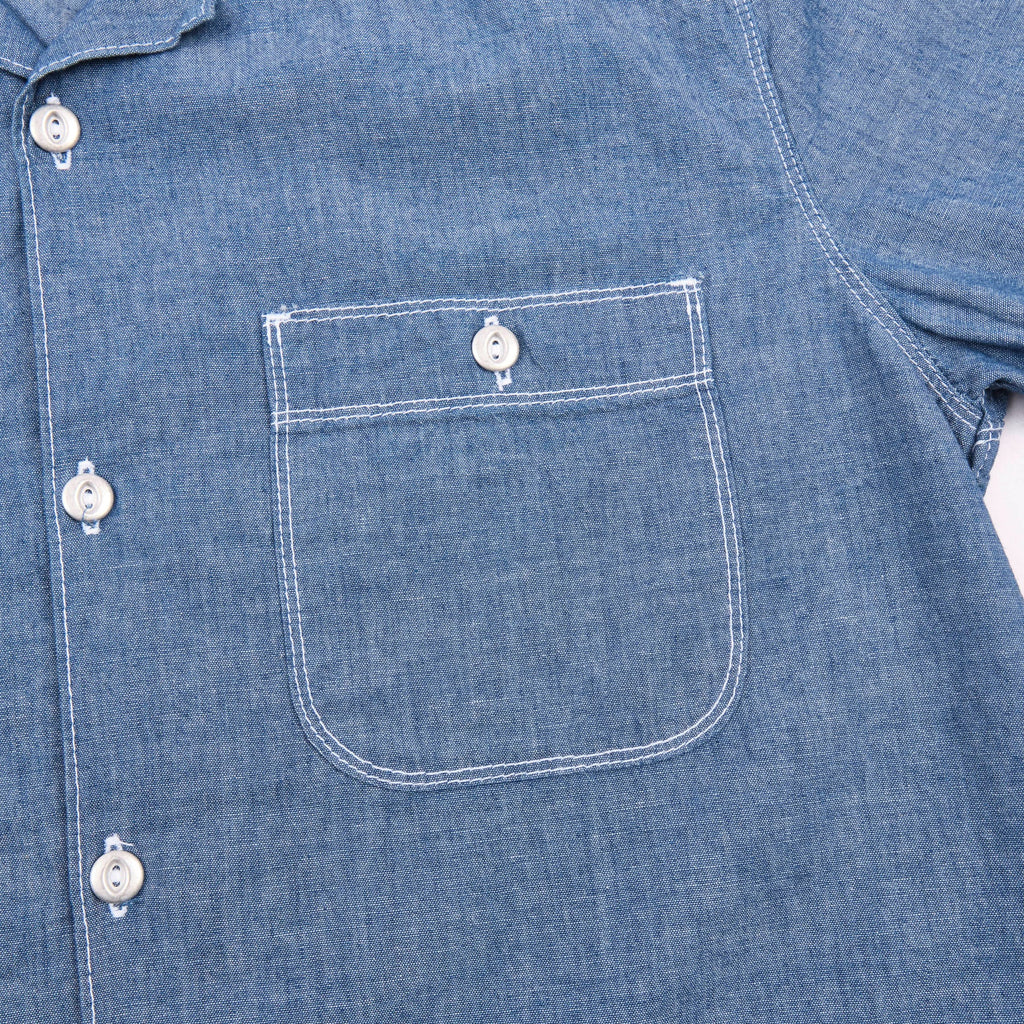 Freenote Cloth Dayton Chambray Short Sleeve