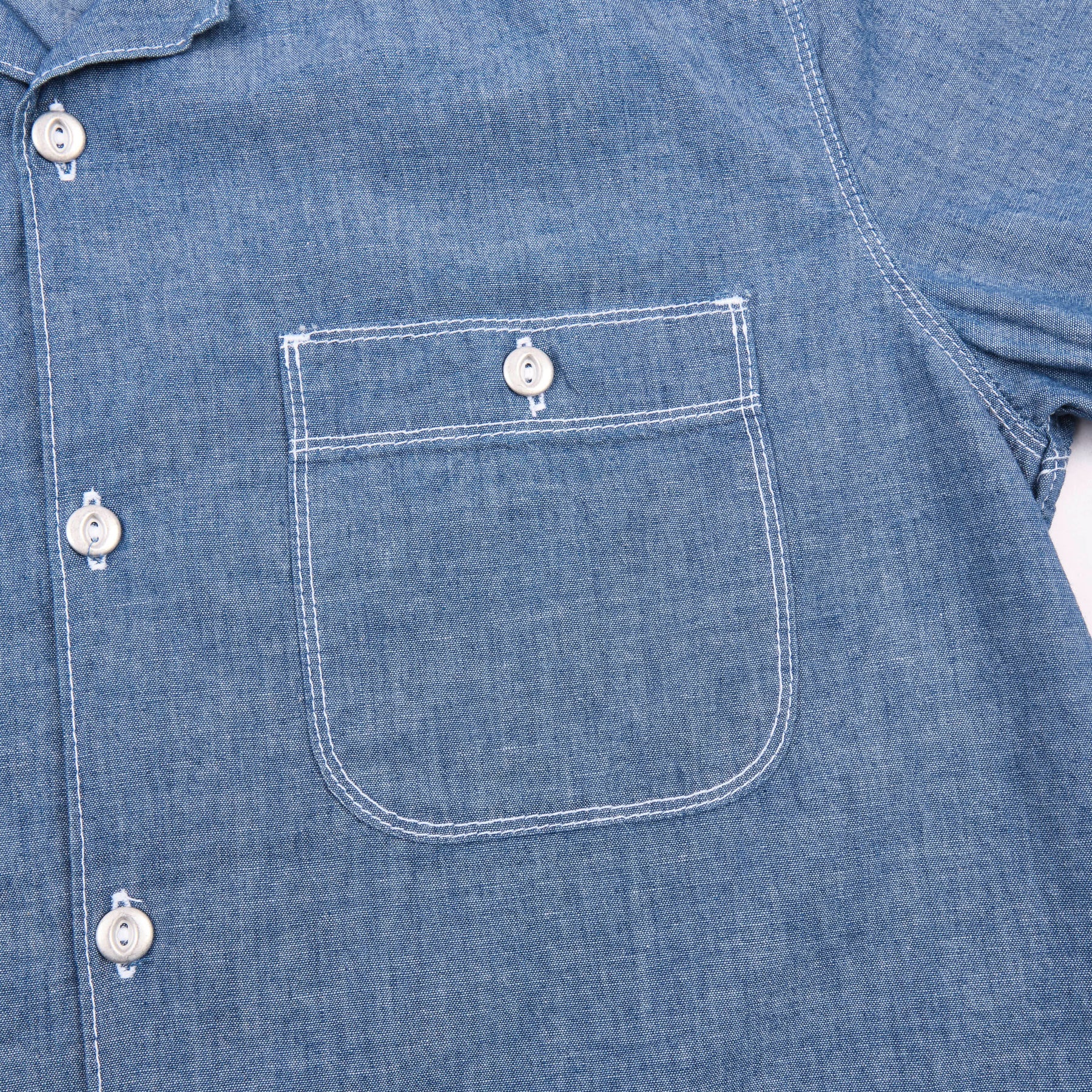 Freenote Cloth Dayton Chambray Short Sleeve