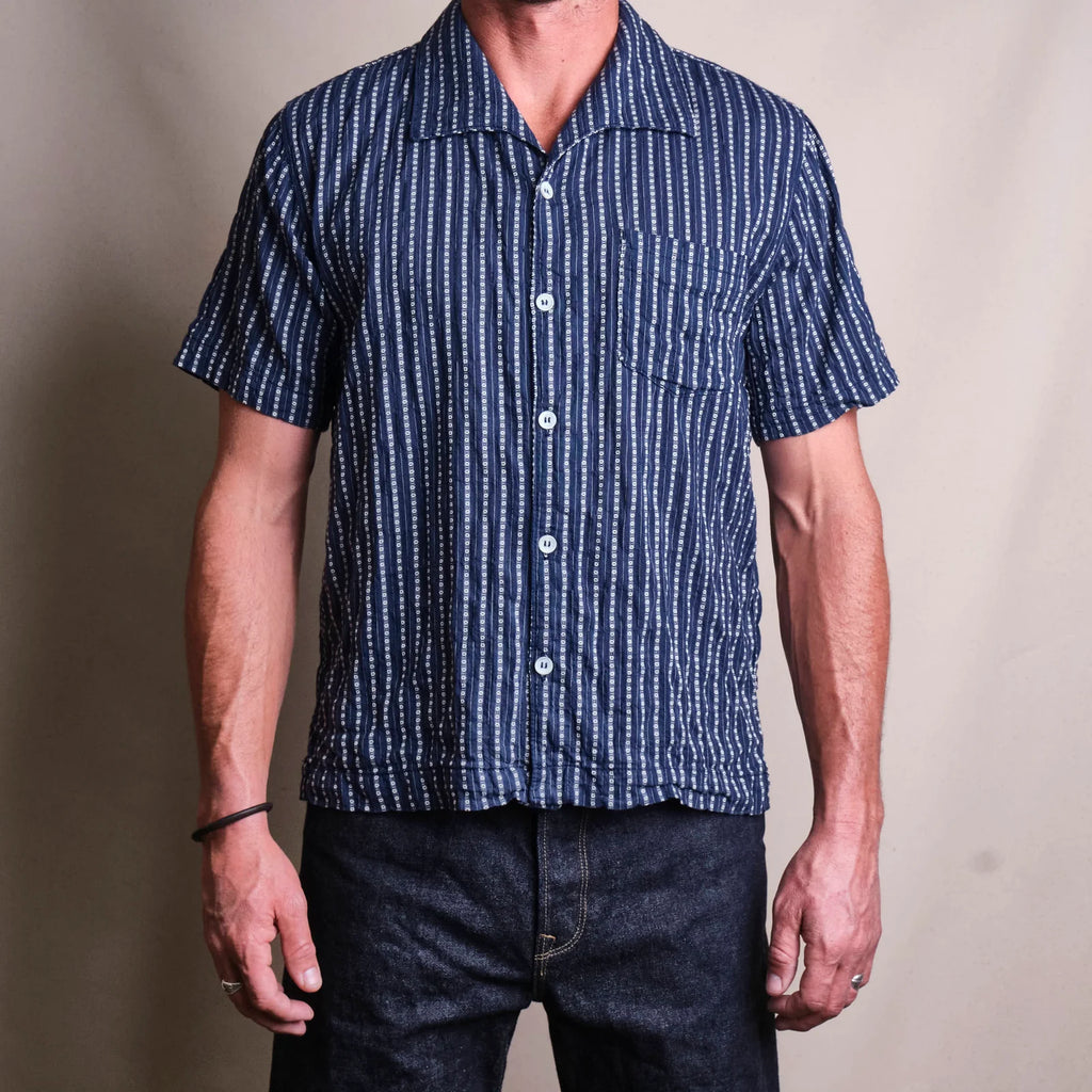 Freenote Cloth Cayucos Jacquard Navy