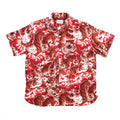 Freenote Cloth Linen Hawaiian Tiger Red