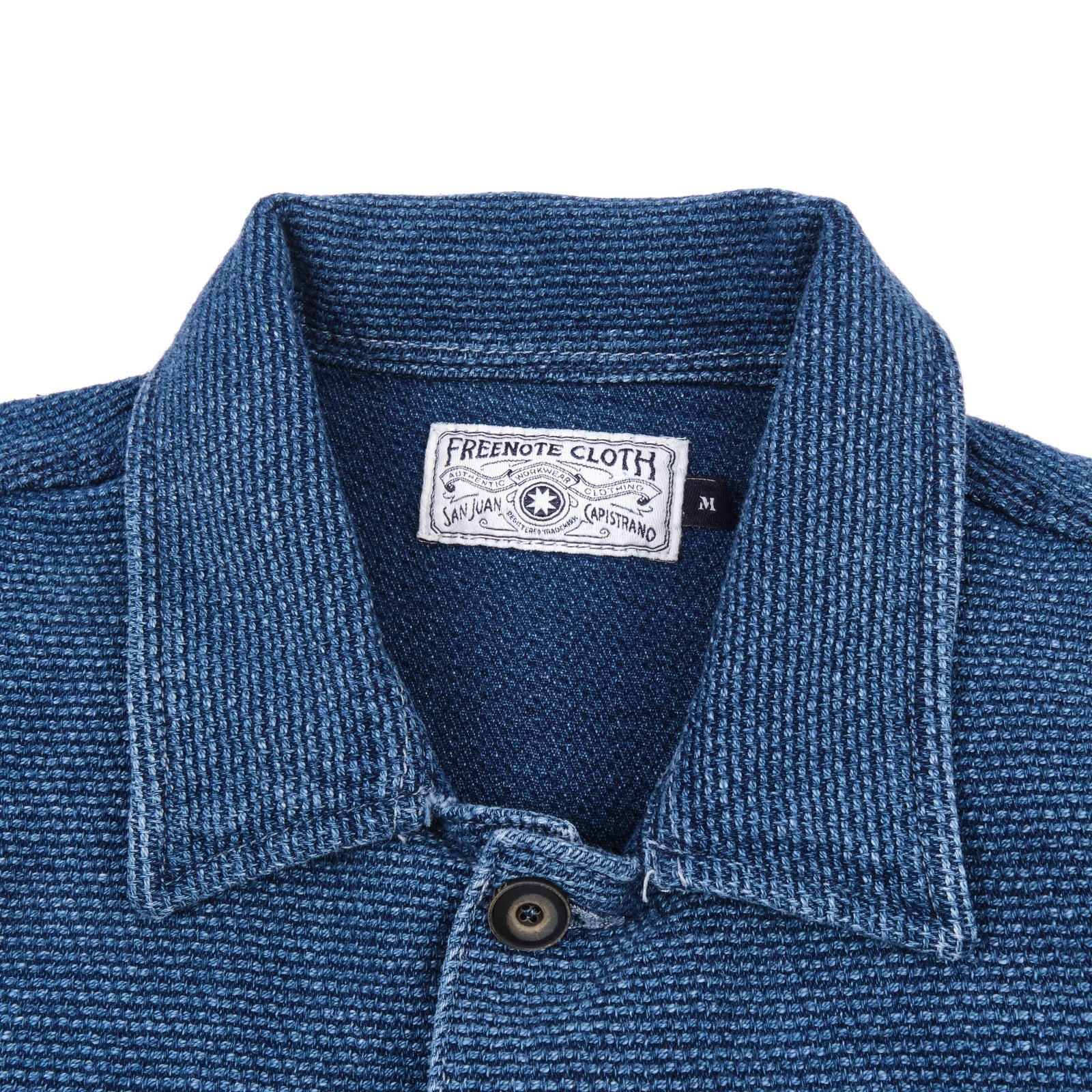Freenote Cloth Midway Indigo Sashiko Two Year Wash