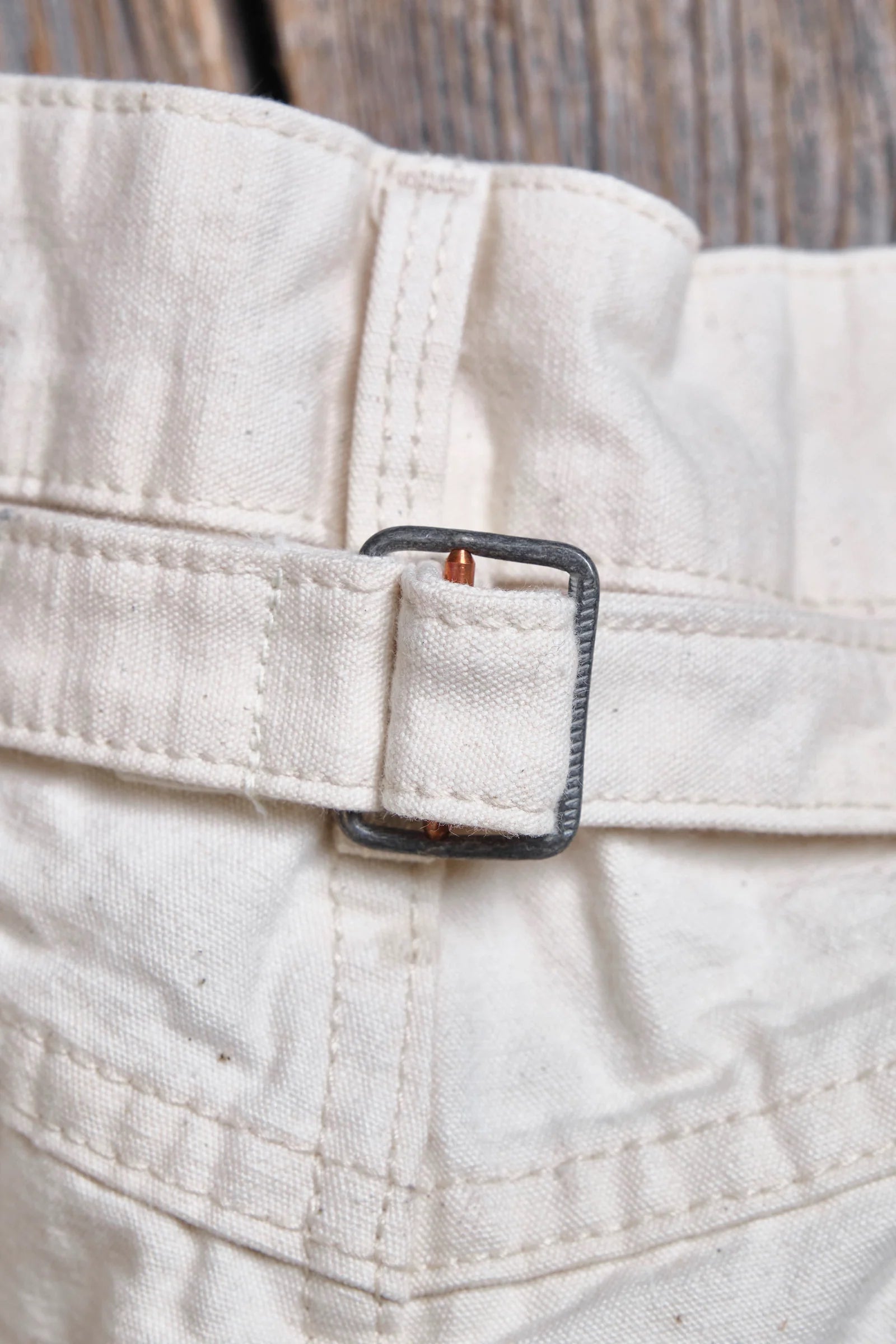 Freenote Cloth Modesto Buckleback 11 Ounce Natural Rinsed Canvas