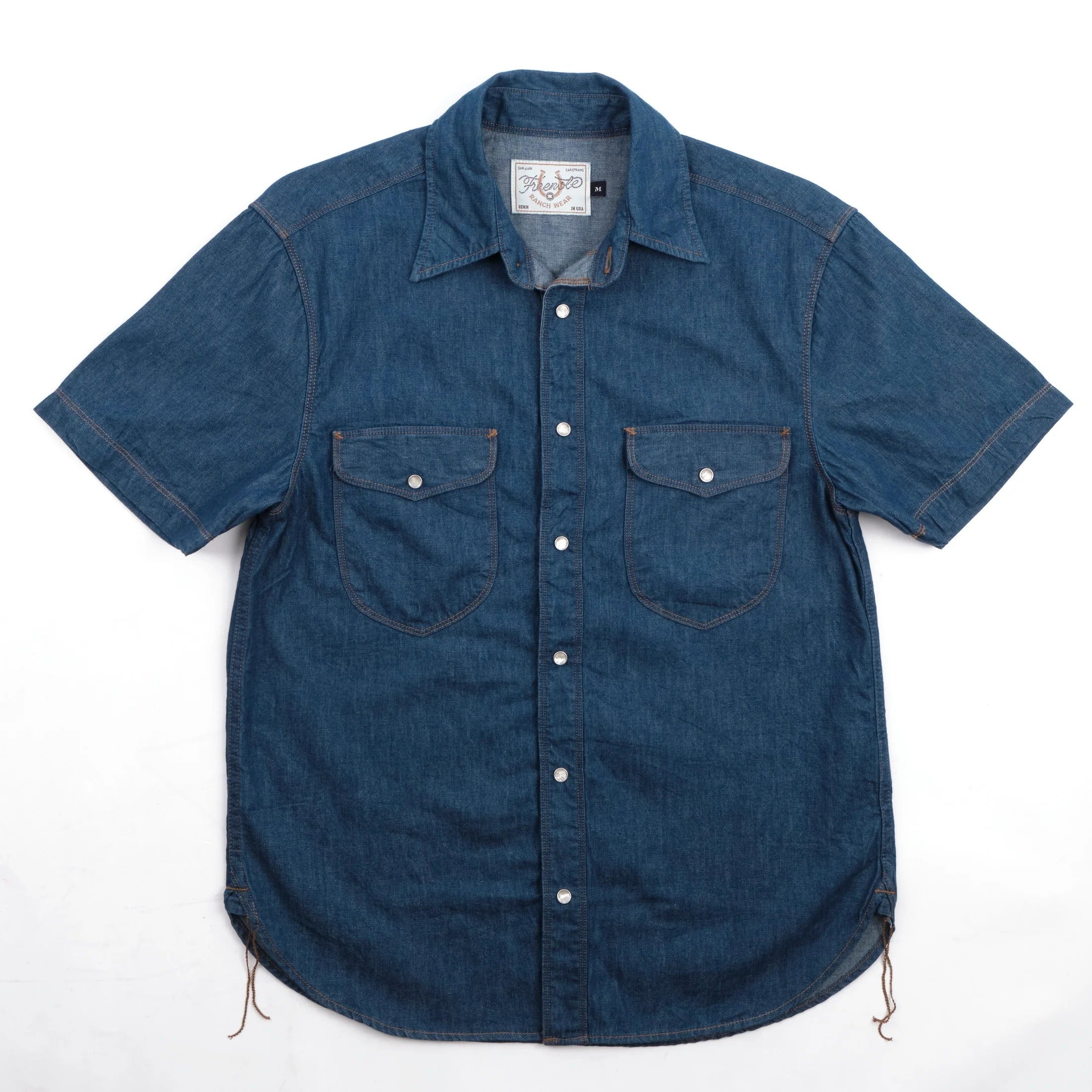 Freenote Cloth Bodie S/S Vintage Blue Denim