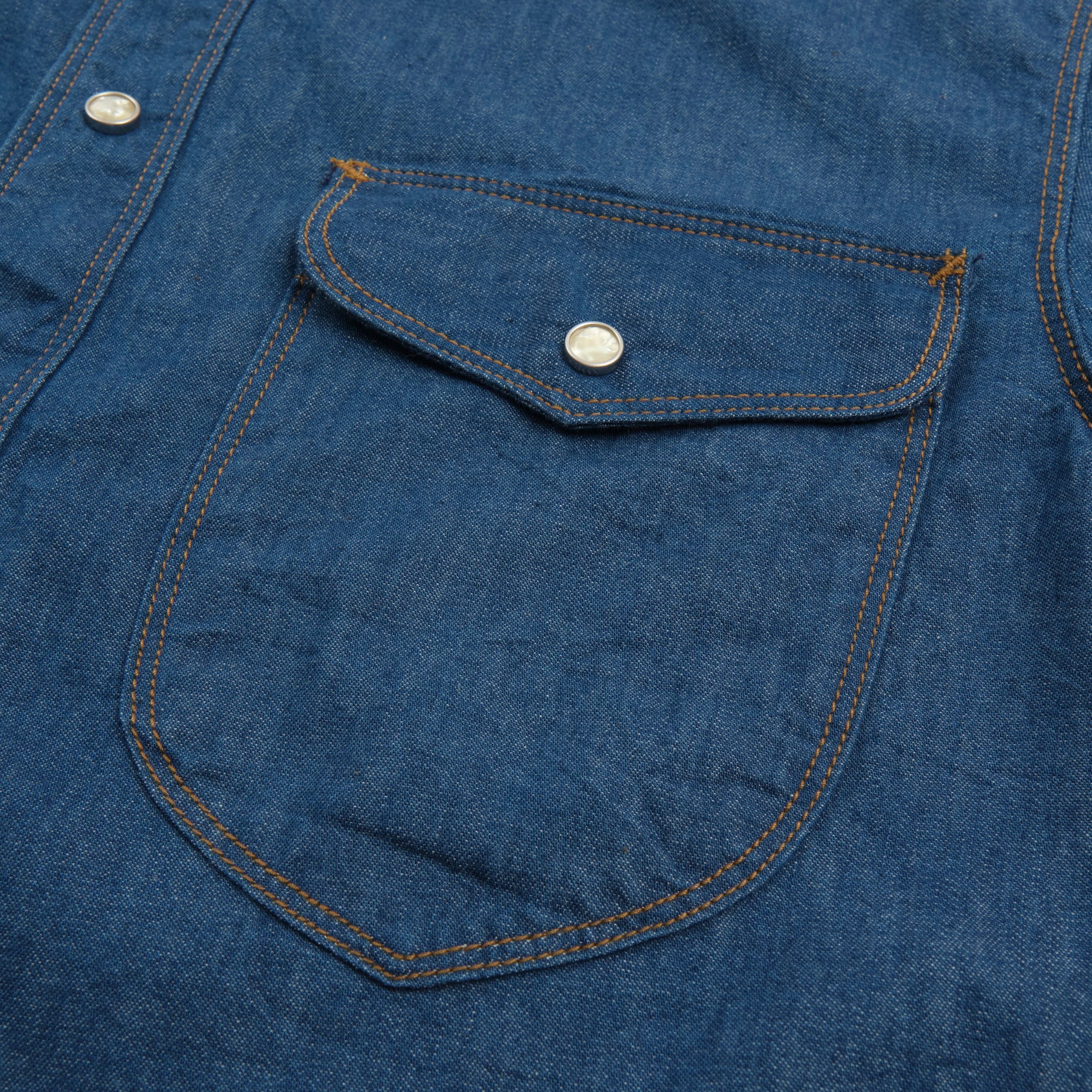 Freenote Cloth Bodie S/S Vintage Blue Denim