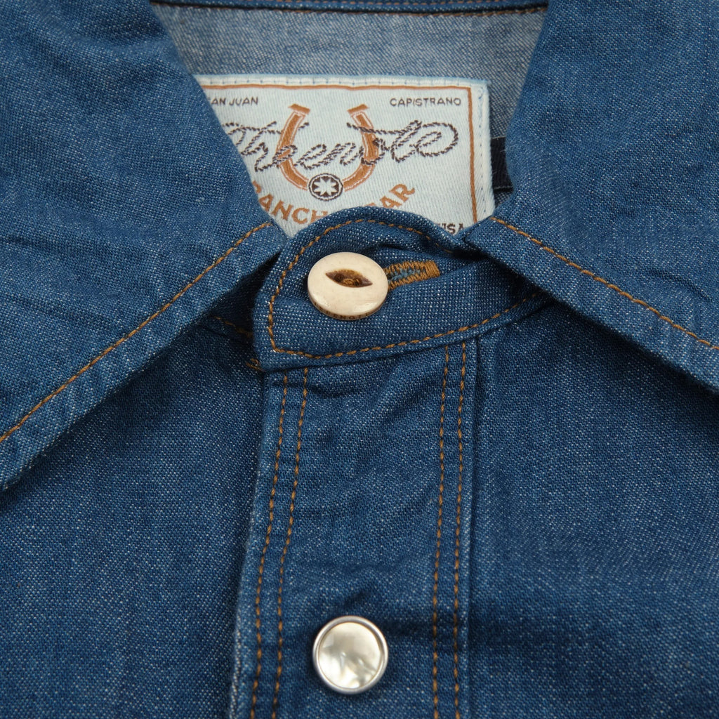 Freenote Cloth Bodie S/S Vintage Blue Denim