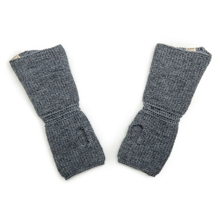 Heimat Textil Trench Glove - Virgin Wool Battleship Grey