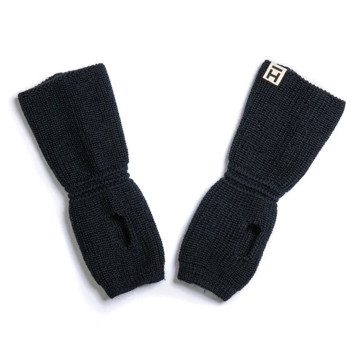 Heimat Textil Trench Glove - Virgin Wool Black