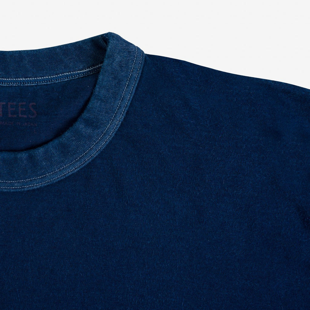 UTILITEES - UTIL-PIND - 5.5oz Loopwheel Crew Neck T-Shirt - Pure Indigo ( ONLINE ONLY )