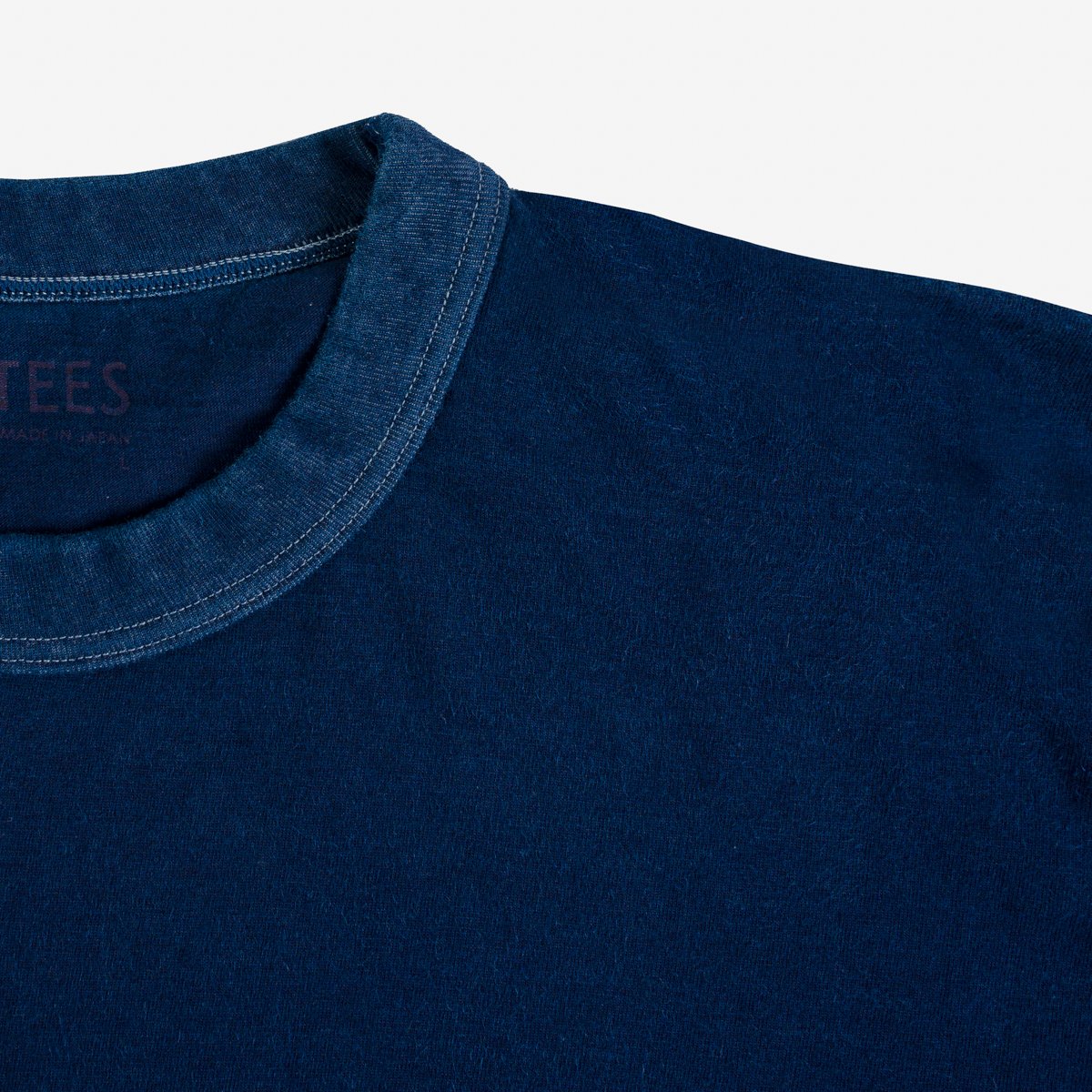 UTILITEES - UTIL-PIND - 5.5oz Loopwheel Crew Neck T-Shirt - Pure Indigo ( ONLINE ONLY )