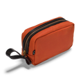 Croots England - VINTAGE CANVAS WASH BAG WITH MATCHING ZIPPER - ORANGE - VC19(OR)